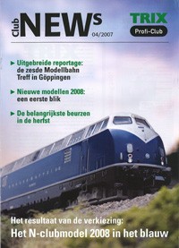 Voorpagina Trix Club News 4/2007